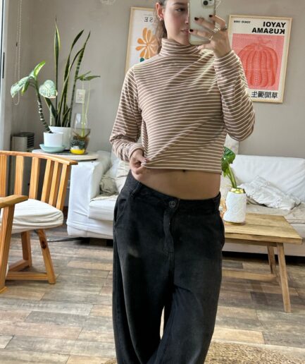 699-MEDIA POLERA Rayada-Darlon