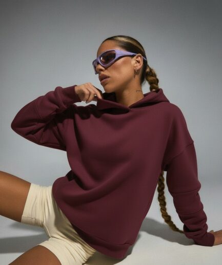 765-BUZO CON CAPUCHA(detalle en manga)-Frizado